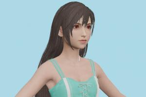 Tifa Teen Final-Fantasy, ffvii, Tifa, final, fantasy, female, girl, woman, people, xna, characters, animated